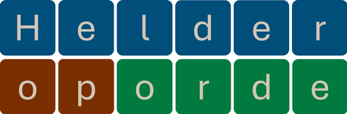 Logo van Helder op Orde
